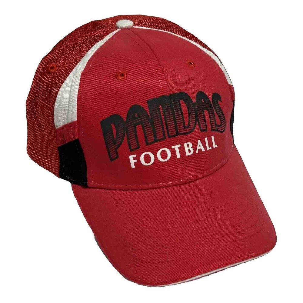 Pandas Football Red Men's Hat Adjustable Ball Cap Baseball